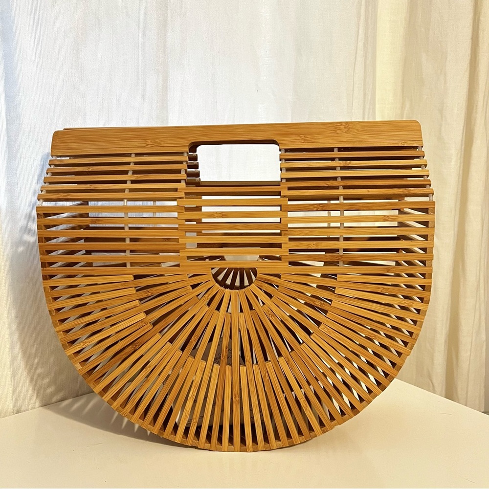 Large Wooden Clutch Bag